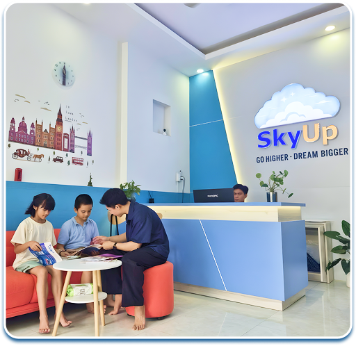 Khu vực tiếp tân SkyUp